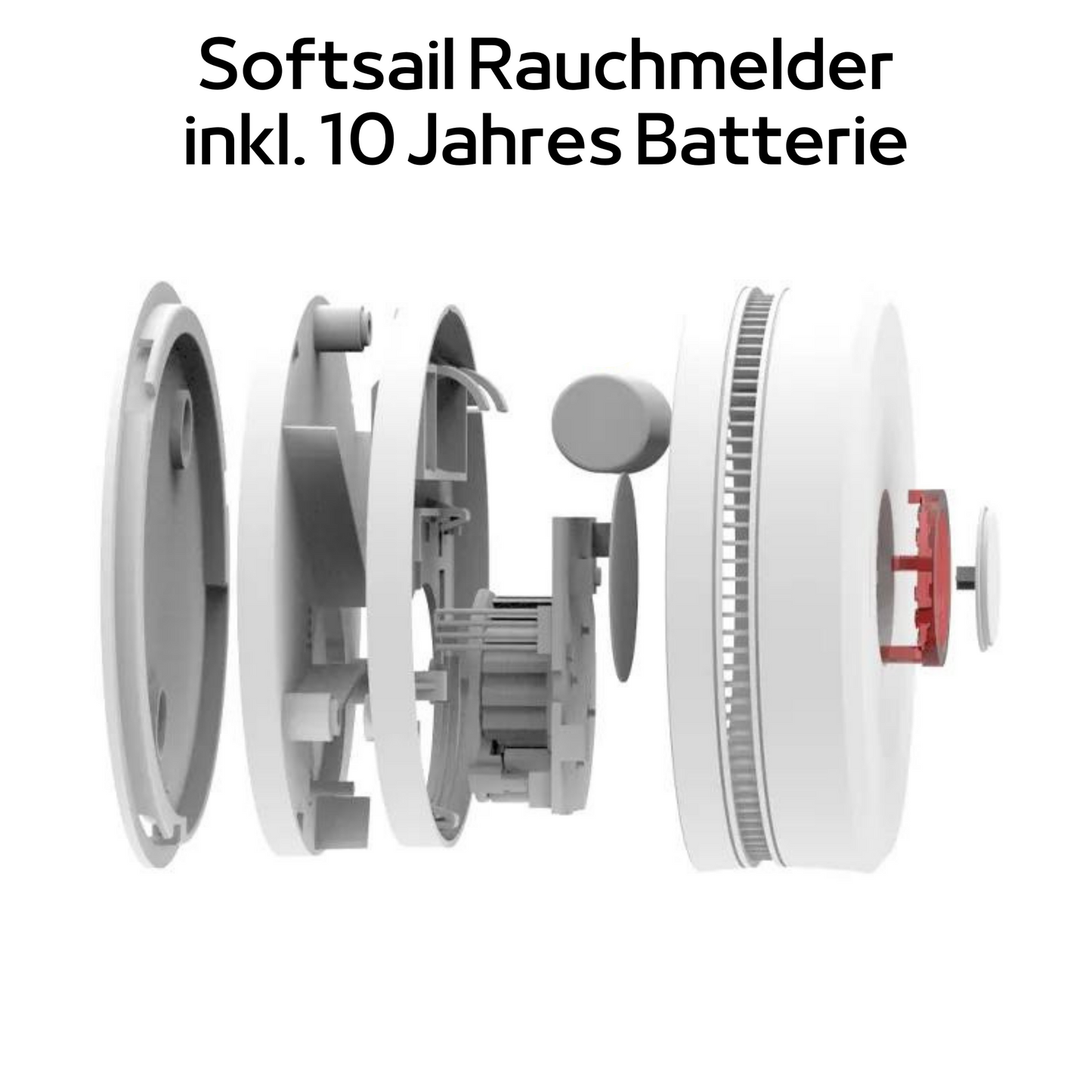 10-Jahres Rauchmelder mit 3M Magnetklebepad Zuverlässig & Langlebig